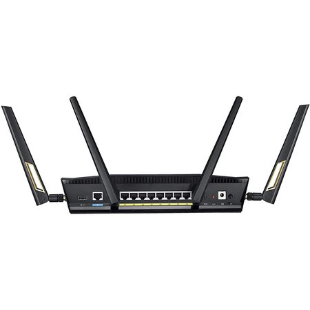 Asus AX6000 Dual-Band WiFi 6 Gaming Router, Game Acceleration, Mesh WiFi Support, Lifetime Free Inte RT-AX88U